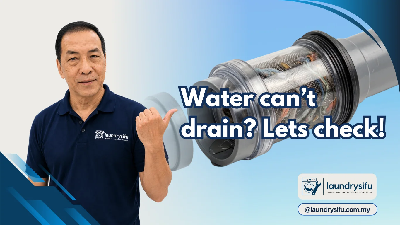 Laundry sifu technician are solving issue why laundry machine washer can't drained