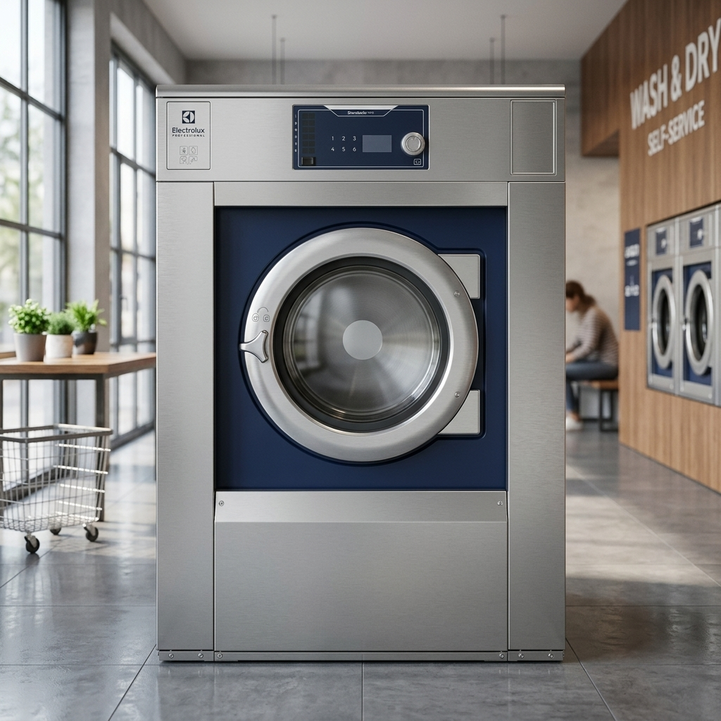 Electrolux WN6-27 commercial washer serviced by Laundry Sifu, trusted Electrolux Laundry Machine Service provider in Malaysia